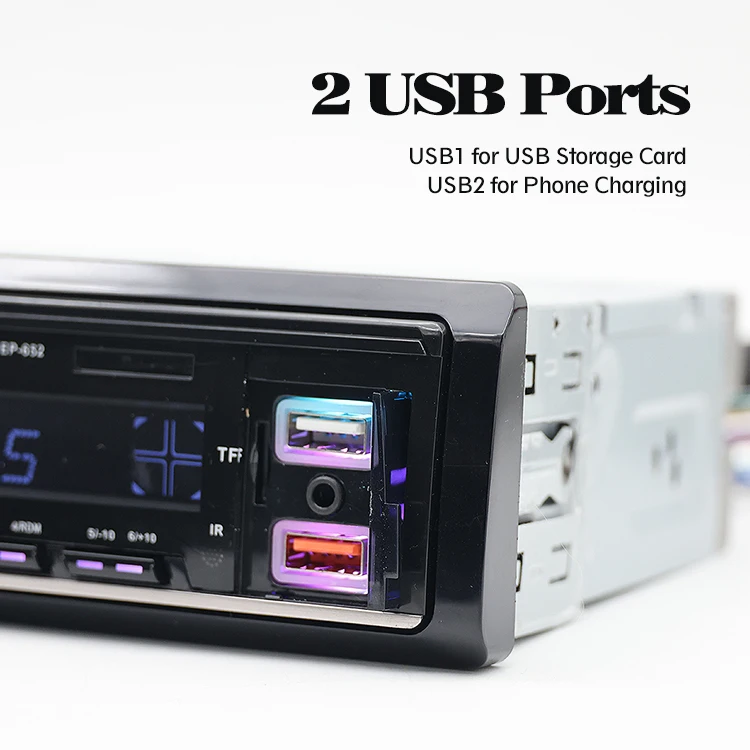 1 din 7388 ic автомобильный музыкальный mp3-плеер с Bluetooth fm-передатчик дистанционным управлением