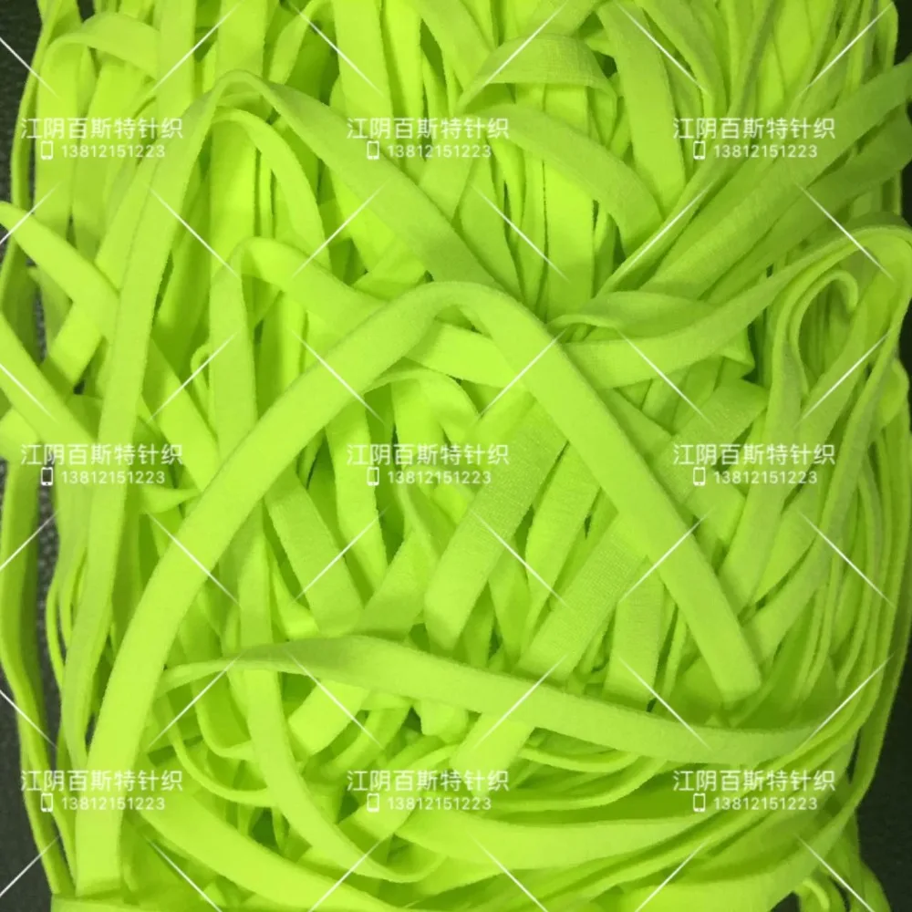 Wholesale 5mm 3.5mm Flat Disposable 3ply  Facemask Earloop Rope