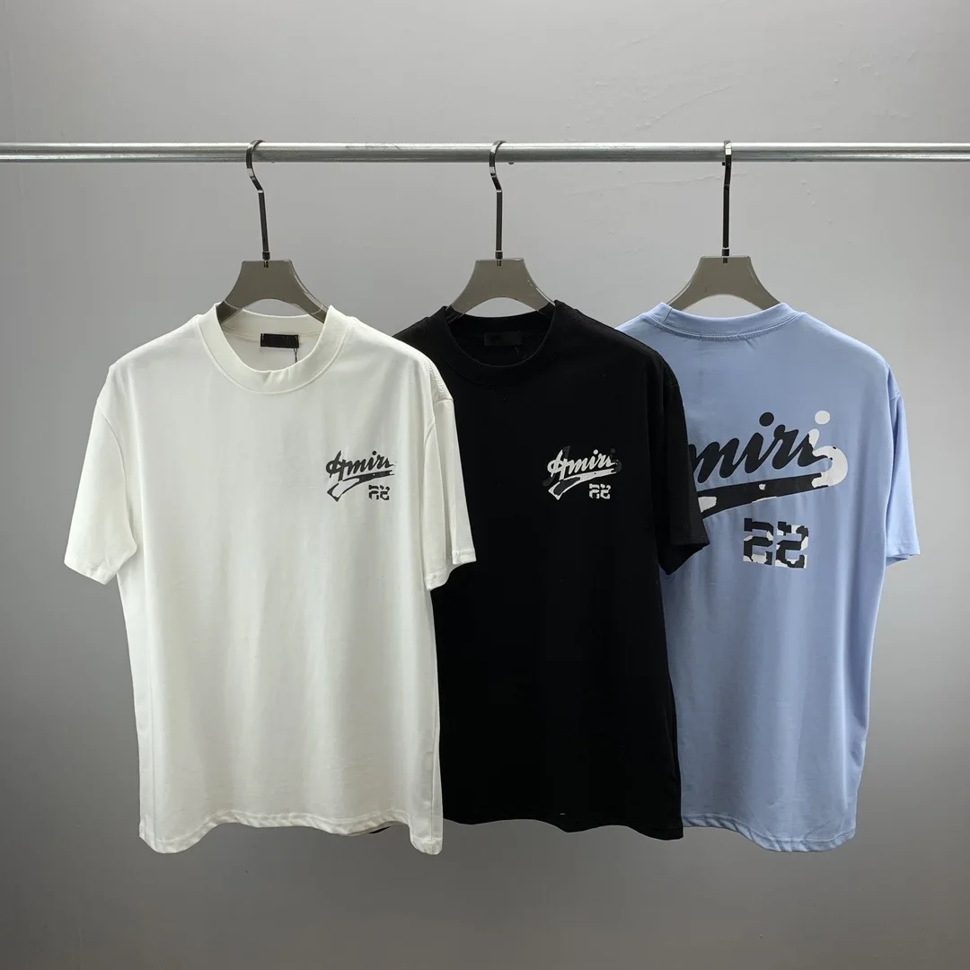DESIGNERS Famous brand luxury t shirt custom graphic white black cotton printed t shirt for men high quality