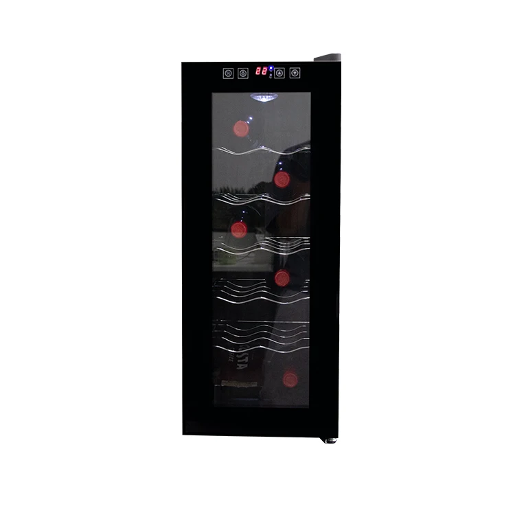 LANYI  custom mini fridge 12bottles  wine cooler bottle insulator steel wine cooler