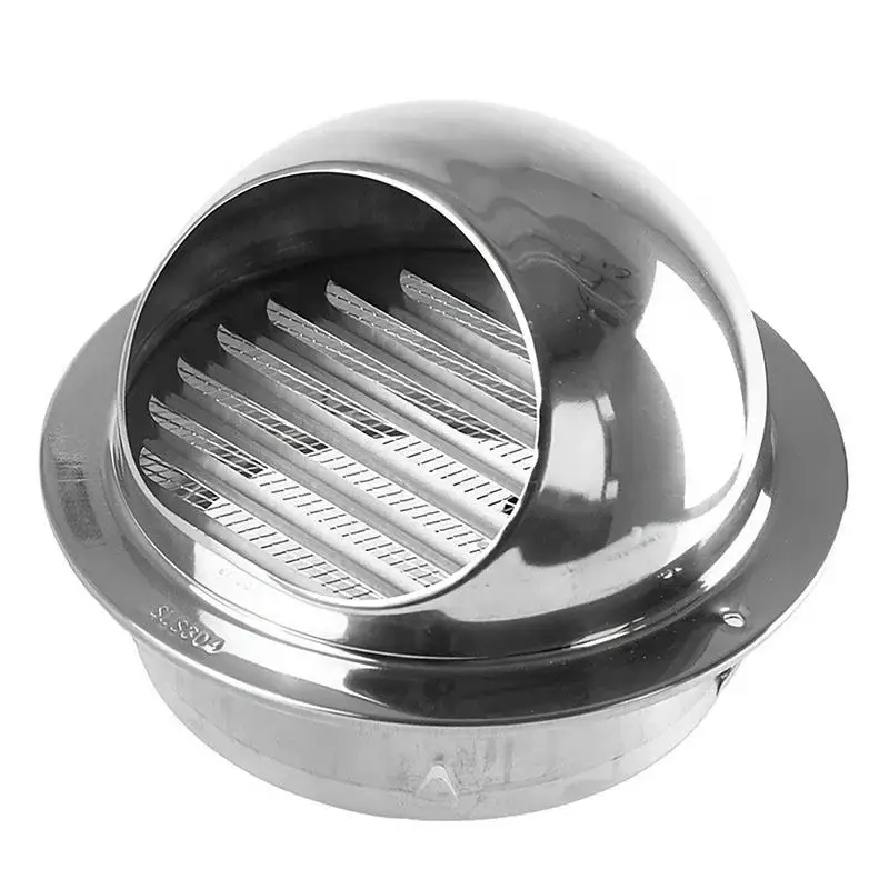 Best-Selling Oem/ Odm Factory Made Design Own Brand Mass Ventilation Stainless Steel Round Outside Air Port Wall Vent Air Vent