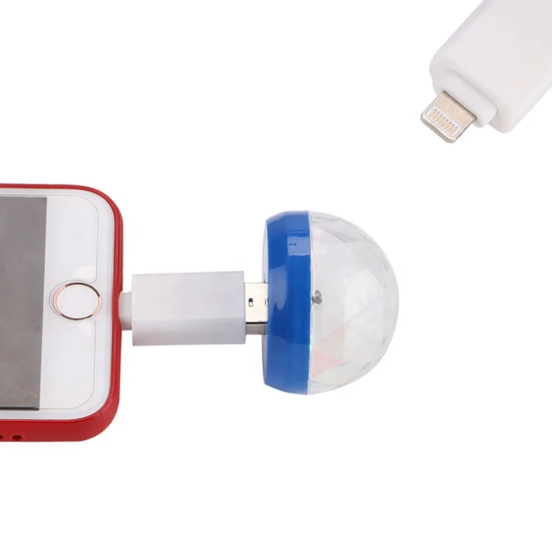 Party Lights Halloween DJ Disco Magic Ball for Xmas Parties,Pool,Club,Church,Karaoke USB Mini Disco Light