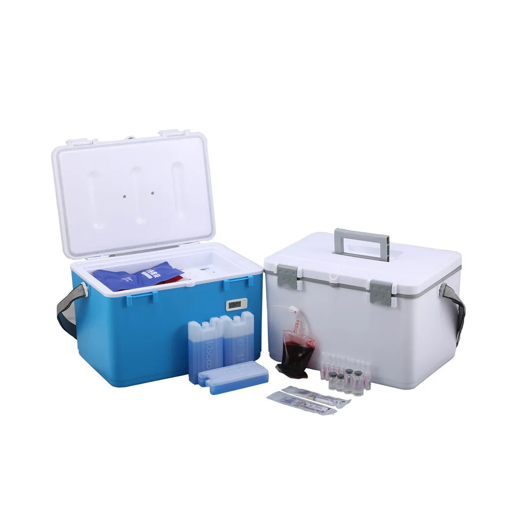 12L  22L Portable Plastic 2-8 Degree Cold Chain Cooler Non-Medical Vaccine Blood Transport Ice Cooler Box