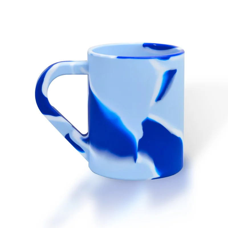 Silicone Coffee Travel Mug 12 oz Tea Kids Mug Unbreakable Coffee Cups With Handle for Coffee, Tea, Cocoa, Milk