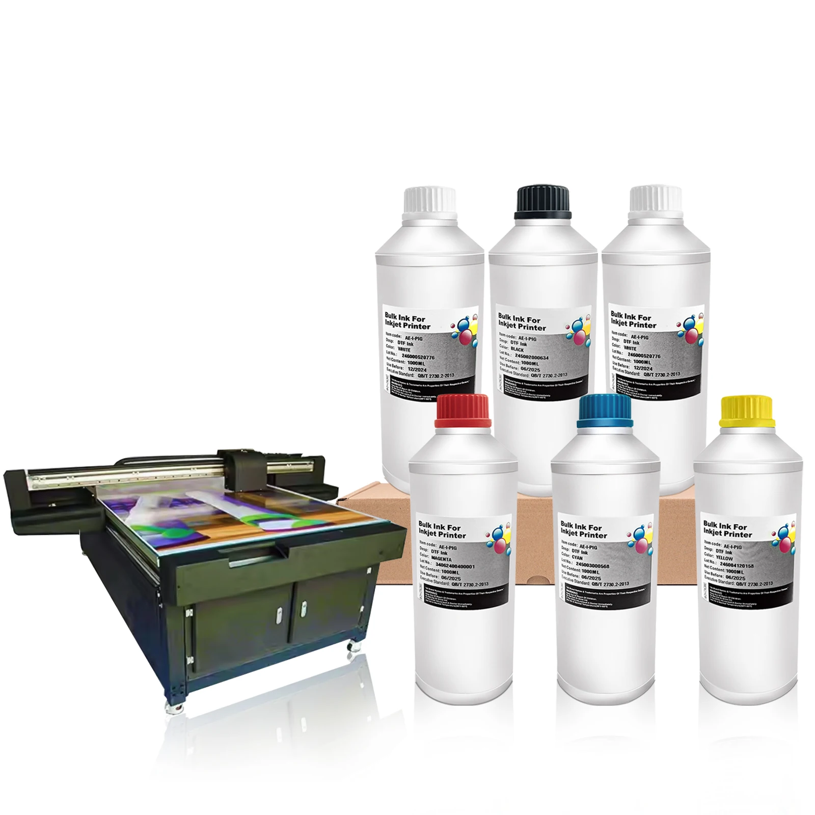 Hot sale T-shirt printing Ink  Textile  Ink  Refill  DTF Ink For Epson Print head I3200-A1 / XP600