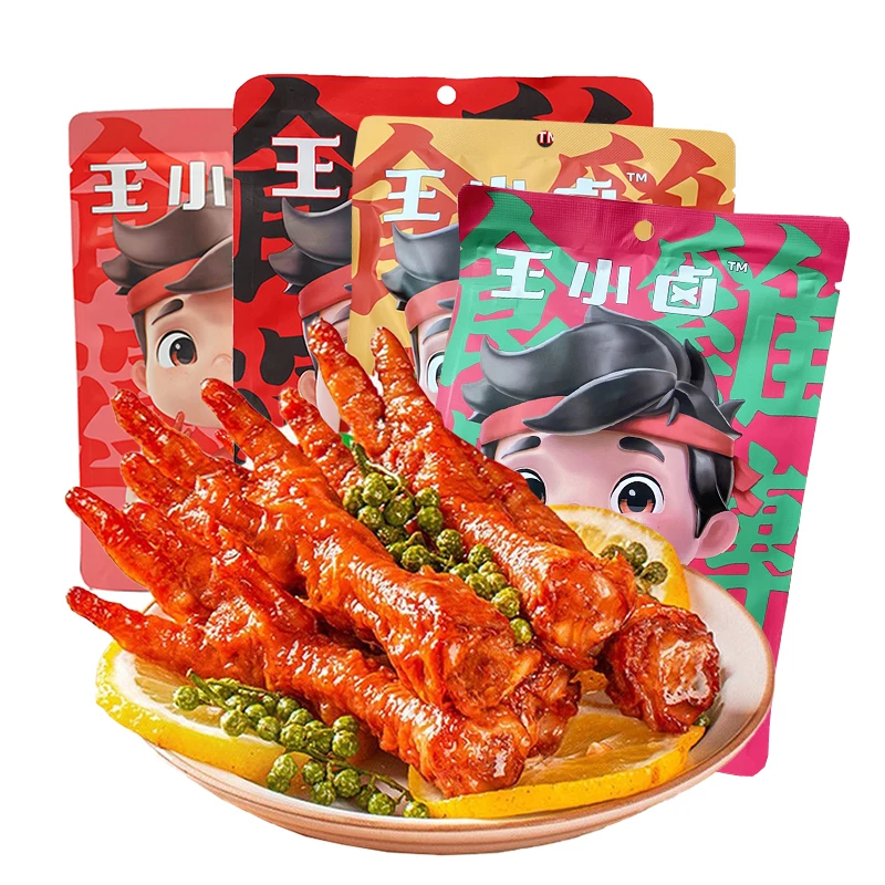 Best-Selling Tiger Skin Chicken Feet in Multi-Flavor Packaged in Bags