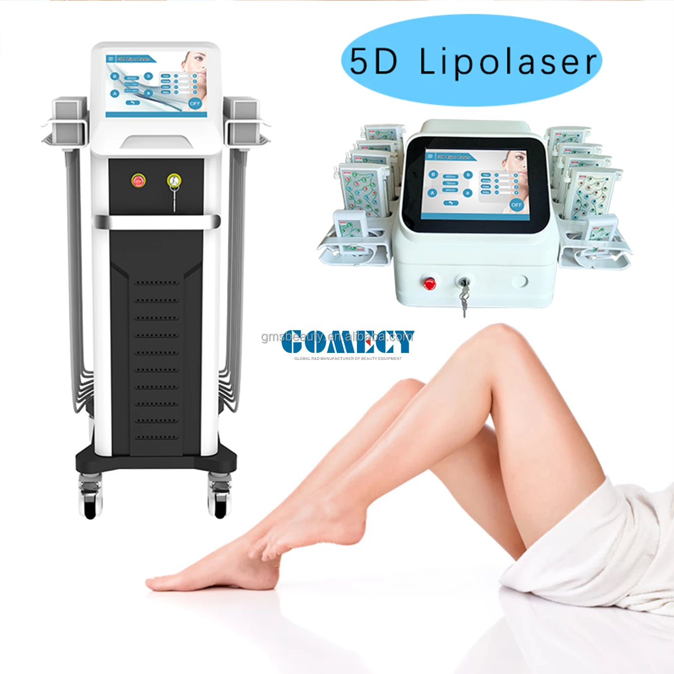 GOMECY 5 Wavelength Far Infrared 5D Lipo Laser Belt For Pain Relief And Body Contouring