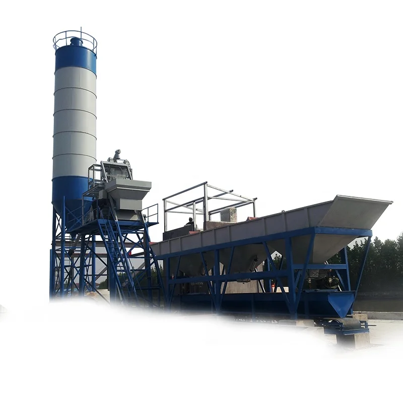 
Ready mixed hzs75 small concrete batching plant 