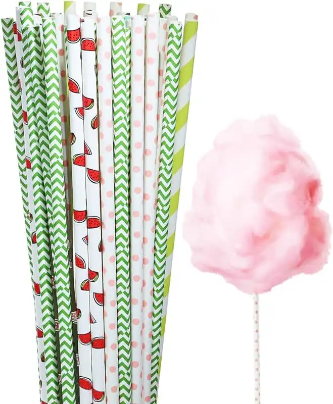 Экологически чистые одноразовые сэндвичи ватные конфеты чашки закуски Халяль сладкий конус Бумажные палочки любого размера