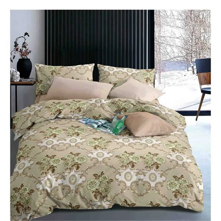 
High quality bed linen set manufacturers in china microfiber bedding set 