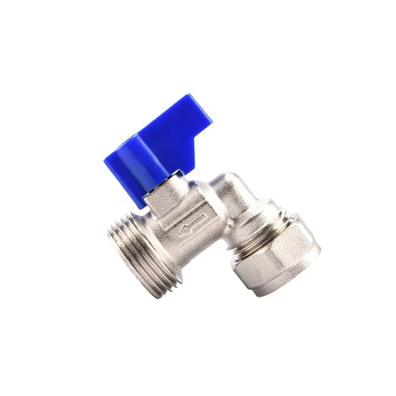 Isolation Valve 1 4 1 2 External Thread Joint Brass Water Heater Right Angle Ball Valve