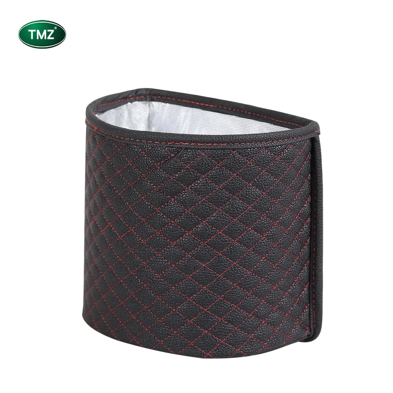 Car Little Trash Can Portable Seat Back Organizer  Rubbish Bin Multi-function Hot Sale Car Storage Box