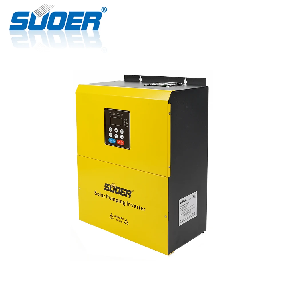 Suoer high efficiency 380V 7500w 7.5kw 3 phase best price solar water pump controller solar pump inverter