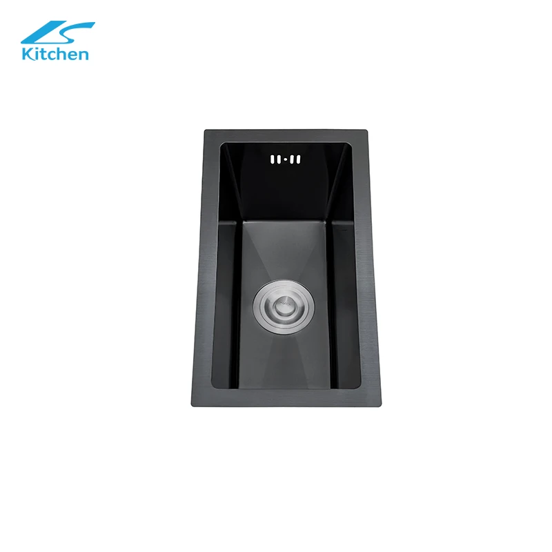SK MC 2444BLA Small mini hand-made stainless steel sink under the stage