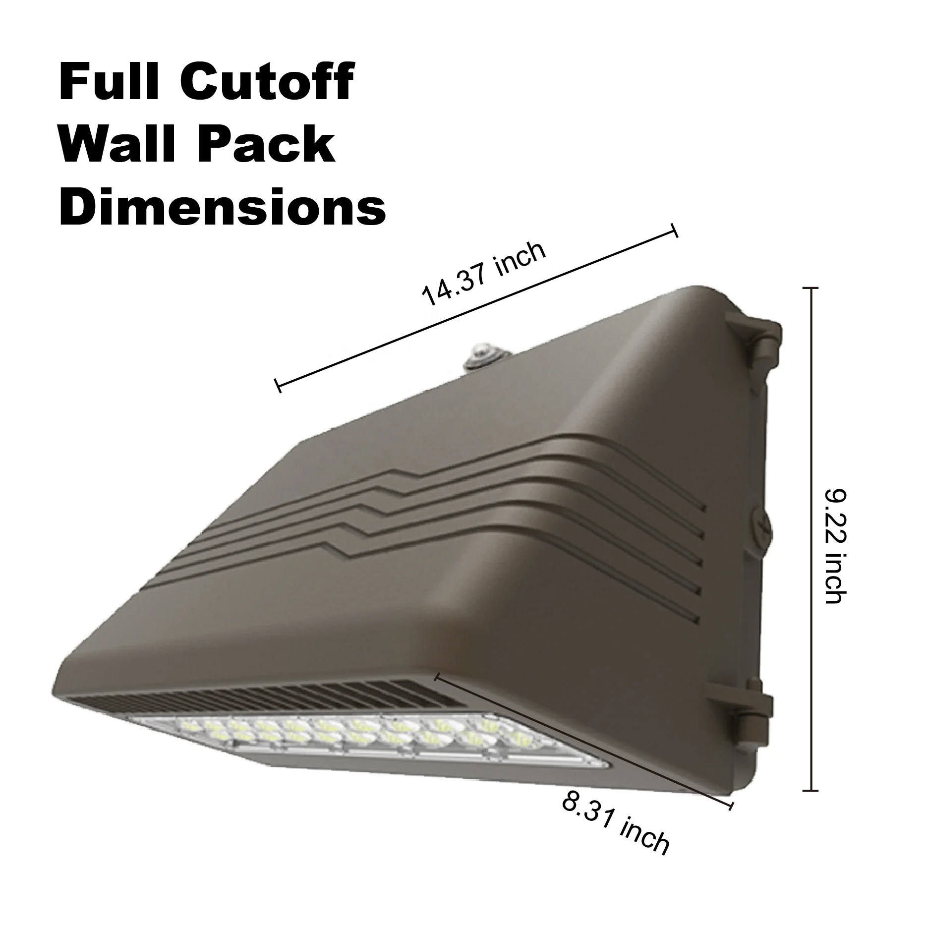 Wholesale Outdoor LED Wall Pack Security Lighting Fixture IP65 Wall Mount Emergency Gardens Aluminum Base Street Wall Light