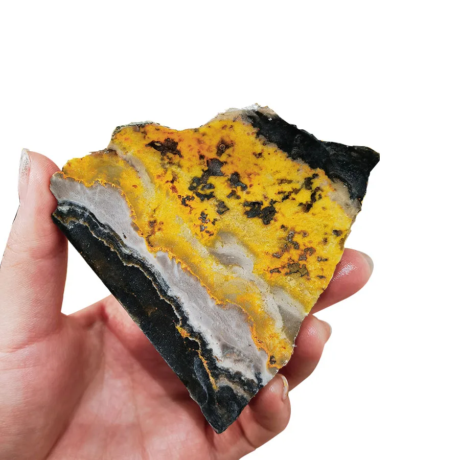 Шмель, яшма, желтая Драгоценная камня, кристальная плита, Бесплатная форма, оптовая продажа, 10 -15 см