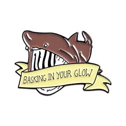 Whale Shark Enamel Brooches Pin Custom Flag Animal Lapel Pin Badge Shirt Cartoon Bag Sea Ocean Badges Lapel Pins Brooches