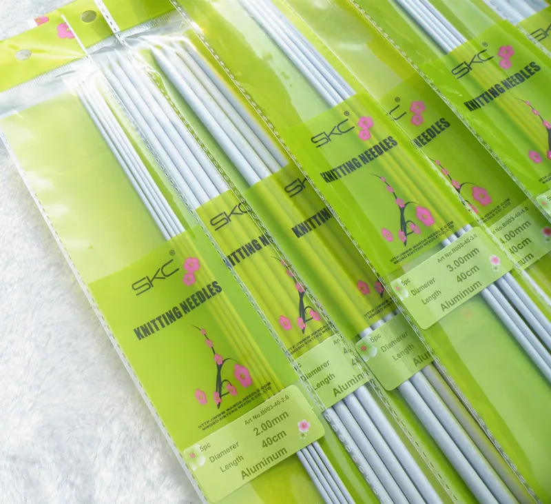 SKC 40cm straight knitting needles set Ergonomic hand knitting tool diy Crochet Hook