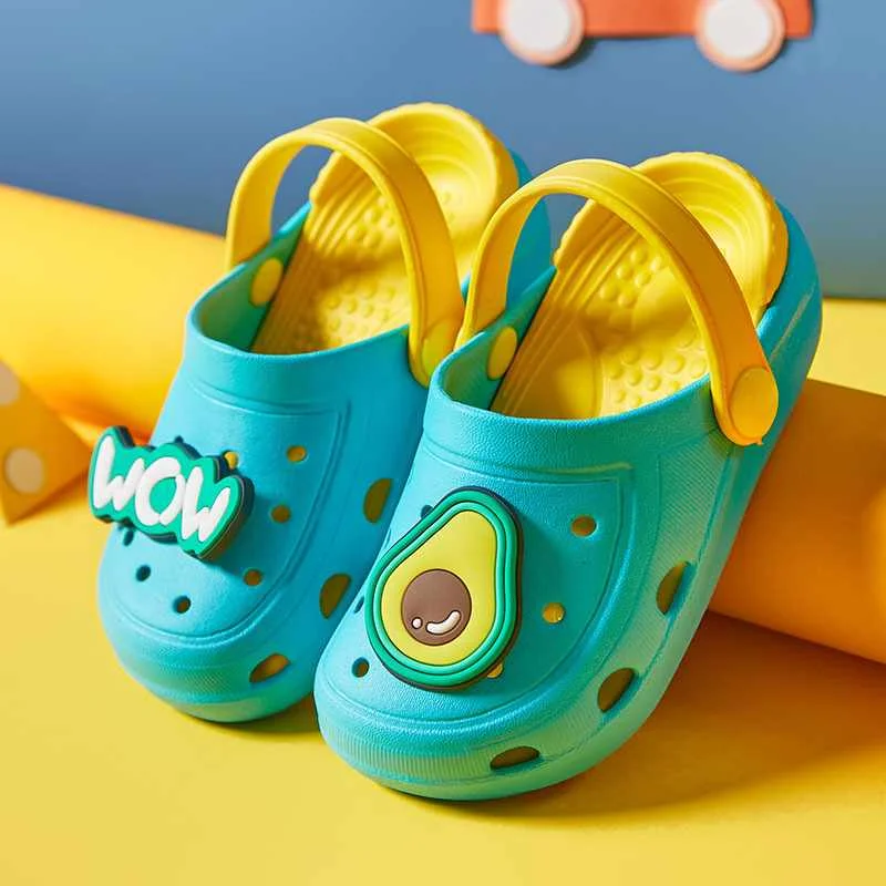 Новинка 2021 года; Крутая детская садовая обувь; Модные сабо с милыми