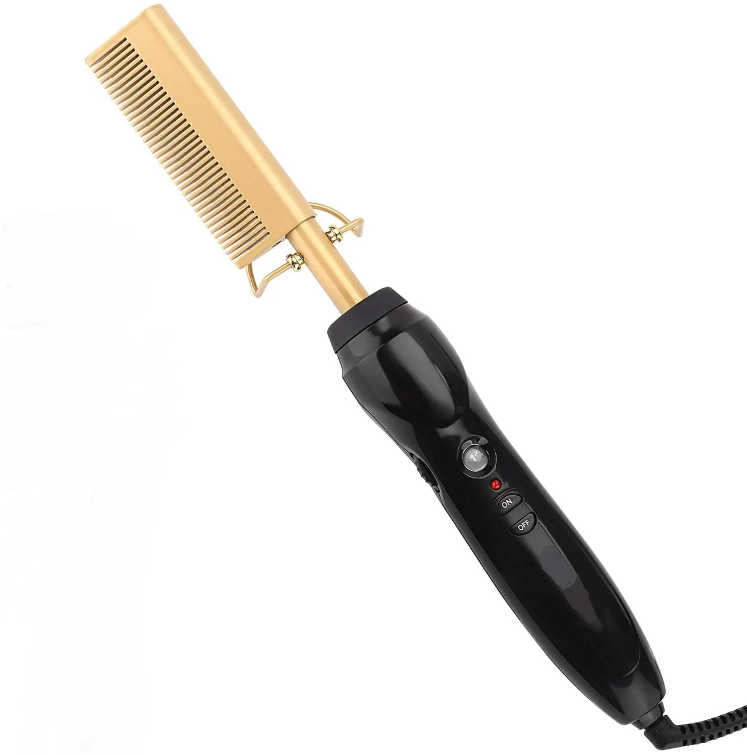 Hot Selling Mini Beard straightening Comb Private label pressing comb electric hot hot comb