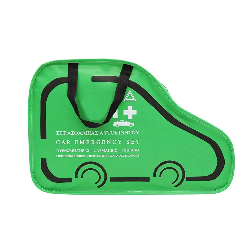 CE Approved Roadside Car Emergency Tools Kit Red Car First Aid Truck Emergency Tool Kit First Aid Kit