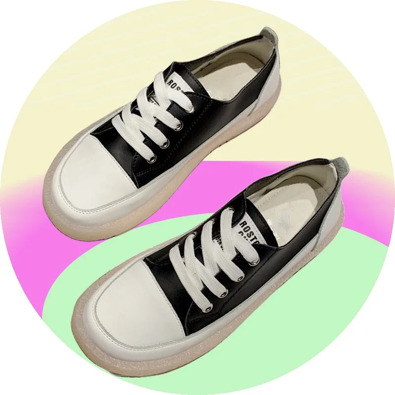 Summer new arrival casual shoe for women spring outwearing soft soled high quality autumn leather shoes