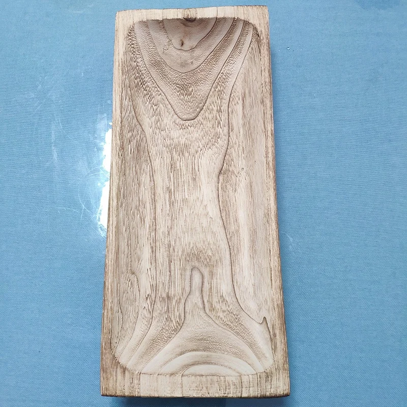 
Wholesale farmhouse decoration rustic decor wooden crafts and handy craft tray / Custom miniature wood crafts tray 