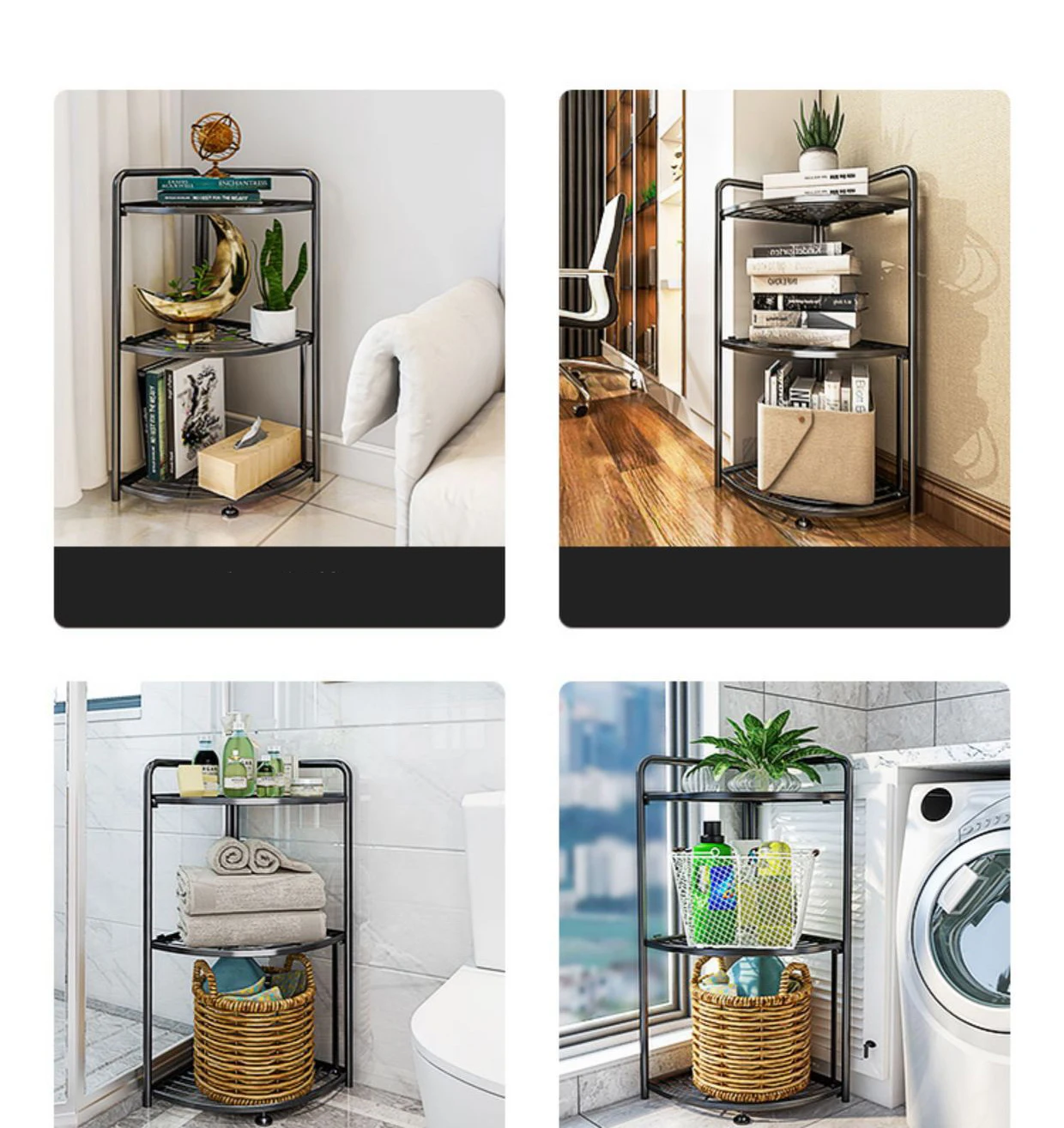 Kitchen pot rack Three to five multi-layer kitchen racks floor-to-ceiling multi-function storage pot rack