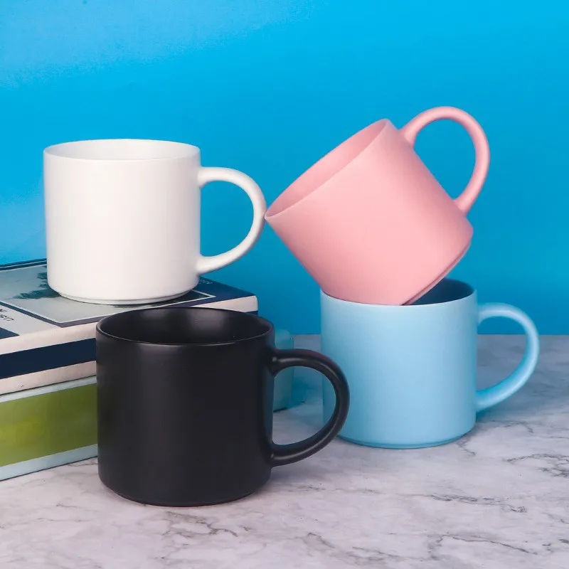 Creative small fresh and simple mug household large-capacity custom logo ceramic cup advertising cup water cup coffee