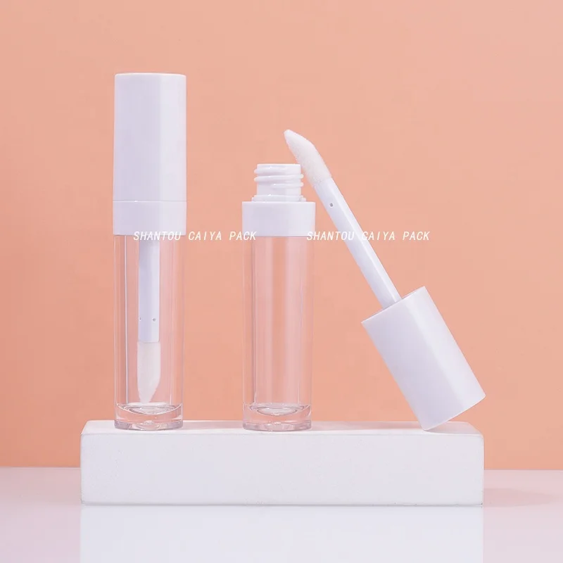 9ml Big Capacity Purple Black pink White Empty Foundation Tube clear Lip Gloss Tubes with Wand Applicator Lipgloss Packaging