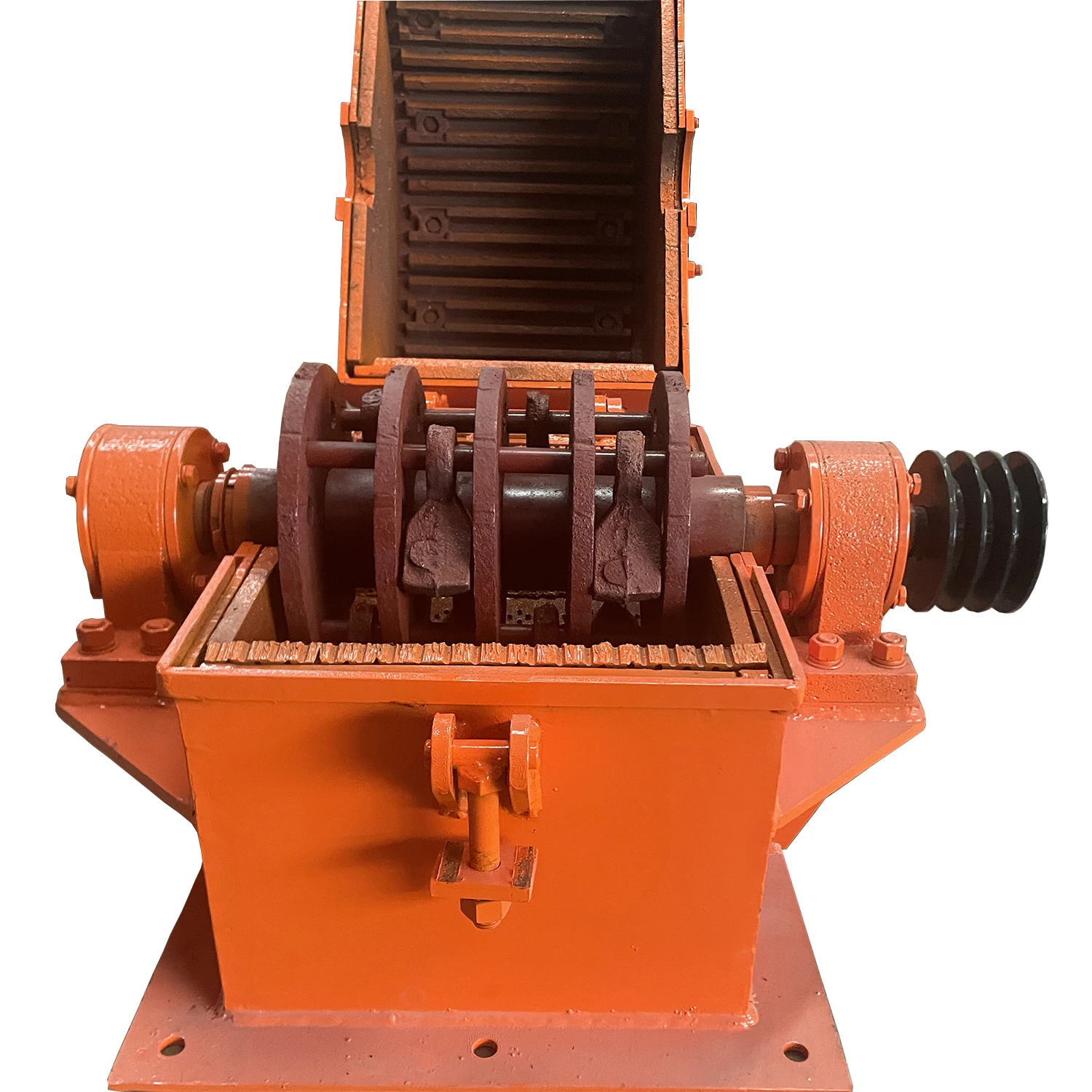 Pulley for hammer crusher grates parts glass diesel with conveyor mobile crusher machine with diesel granite mini equipment