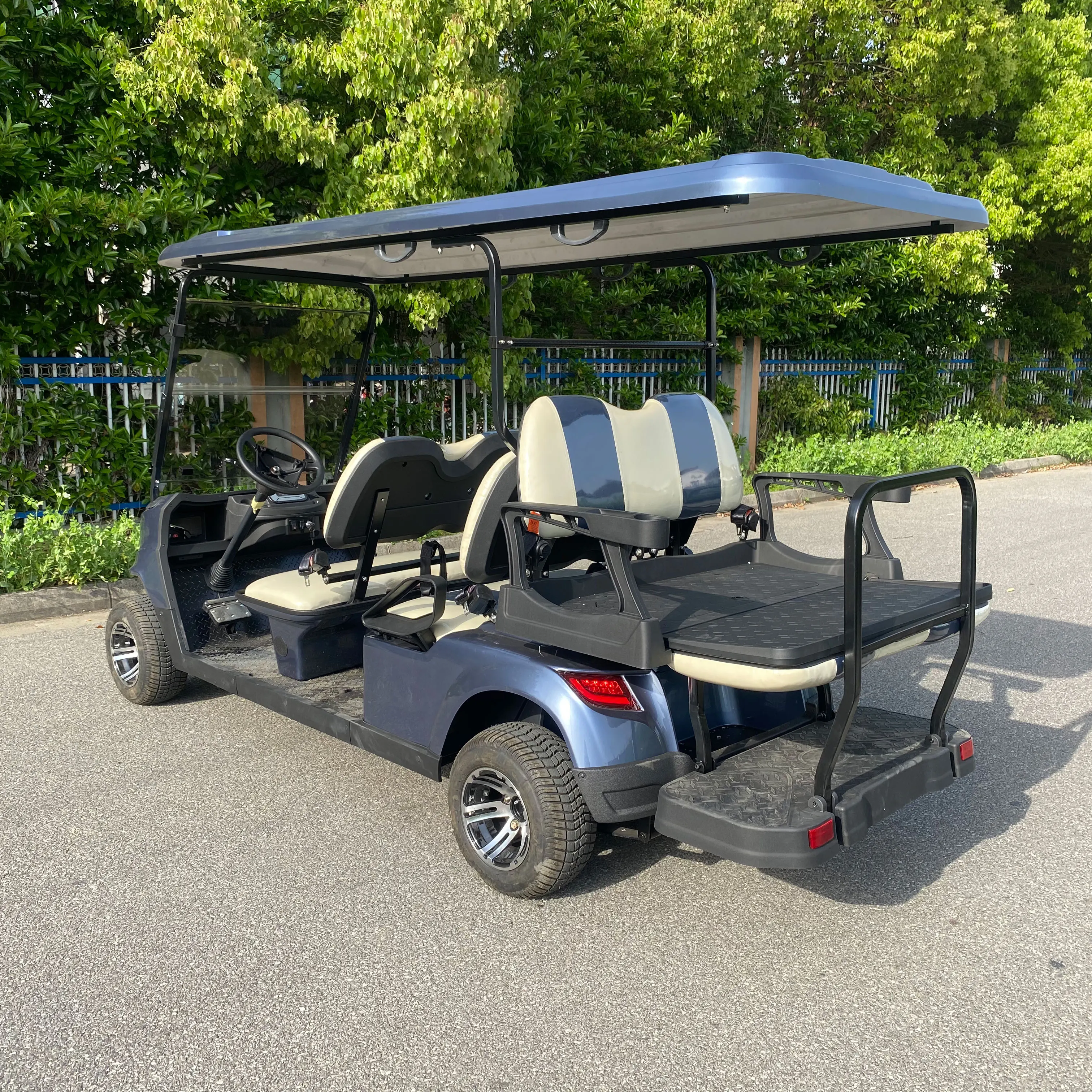 Electric club car golf car AW2044K 4 seats all facing forwards