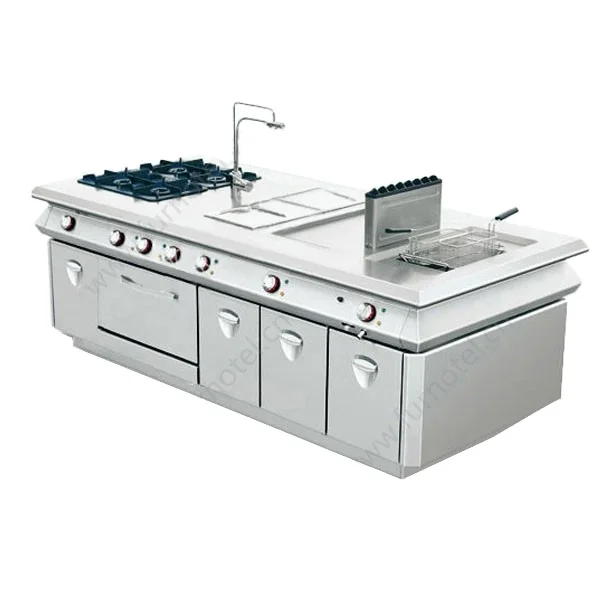 Промышленный Газовый/Электрический центральный электрический кулинарный диапазон Furnotel