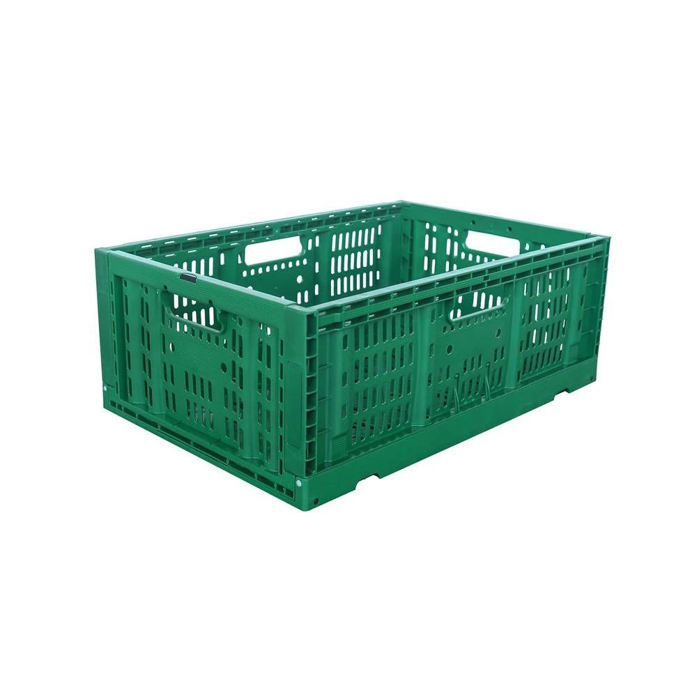 durable lightweight 40 L collapsible feature fruit vegetable plastic storage crate