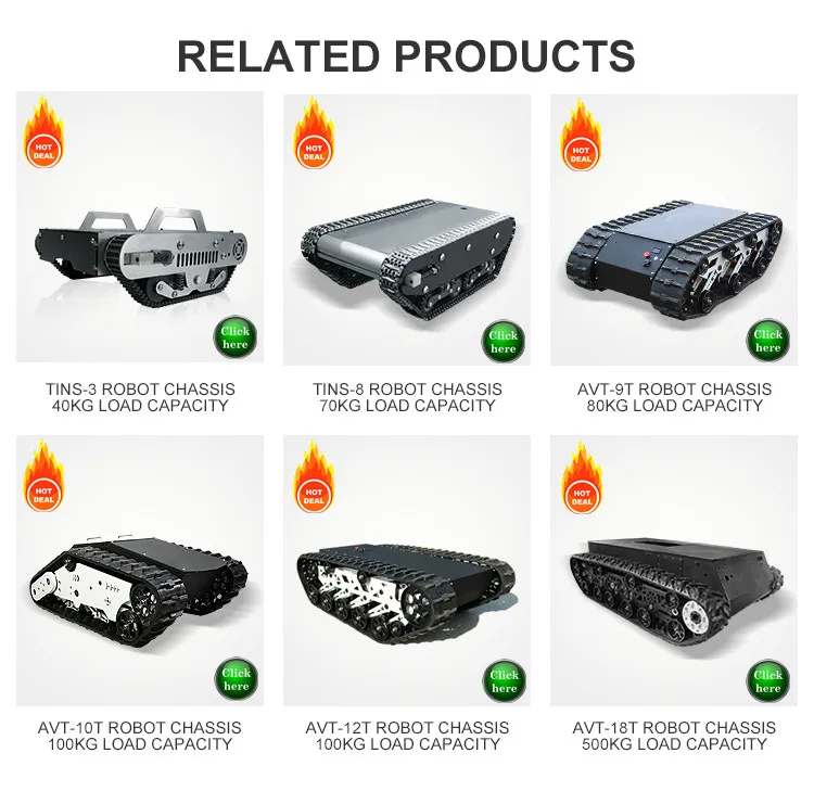 Electric Rubber Track Chassis 