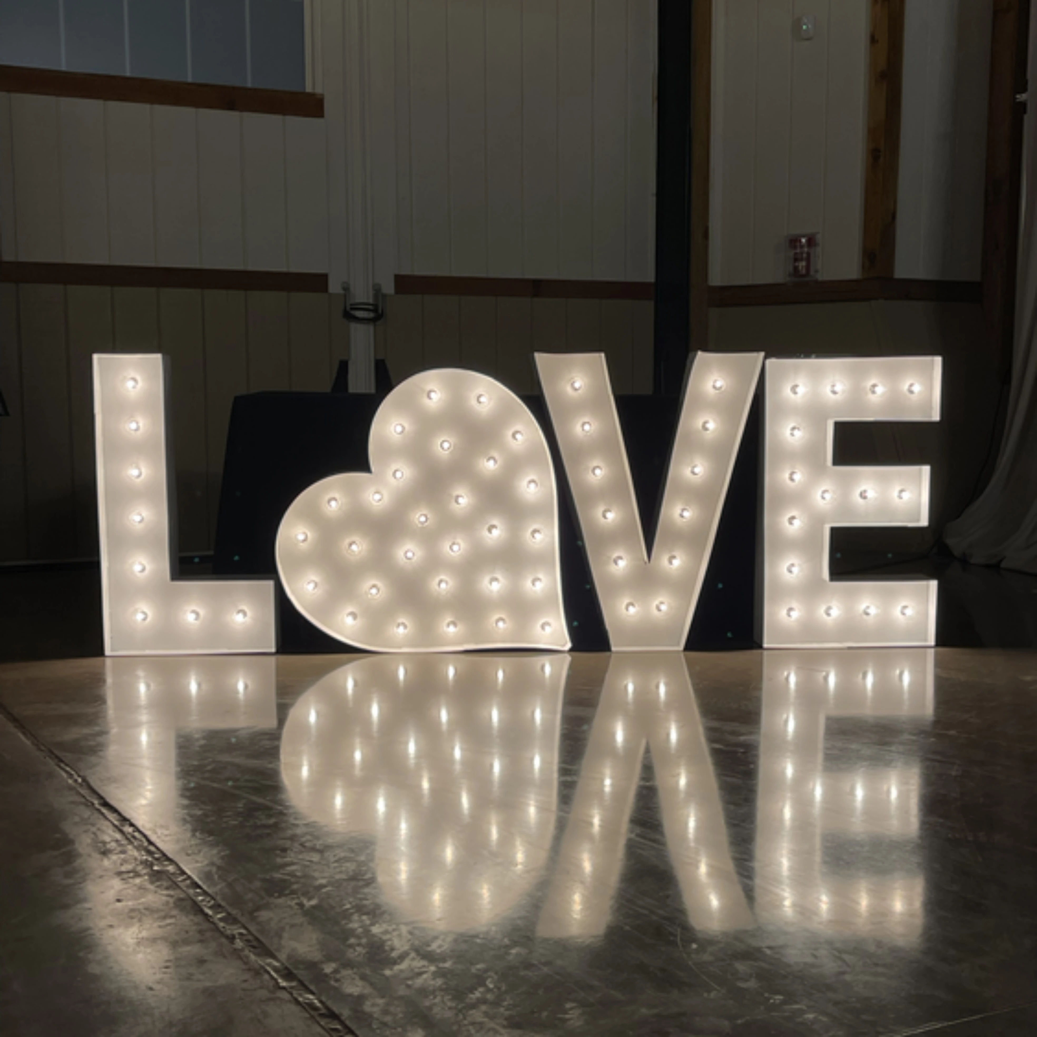 Alphabet 0-9 Giant letters Sign Decorative Love Signs Bulb Letters Customized Large Marquee