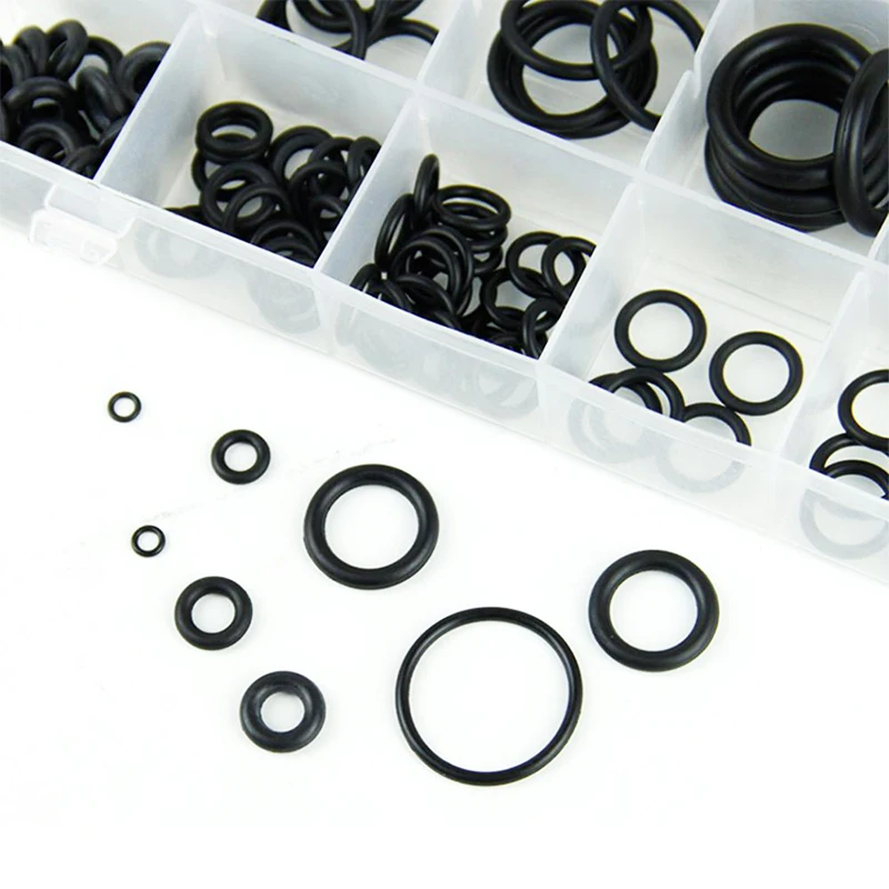 O-ring Rubber Silicone Oring Seal Gasket NBR VMQ FKM Sealing O Ring Box Fkm Metric