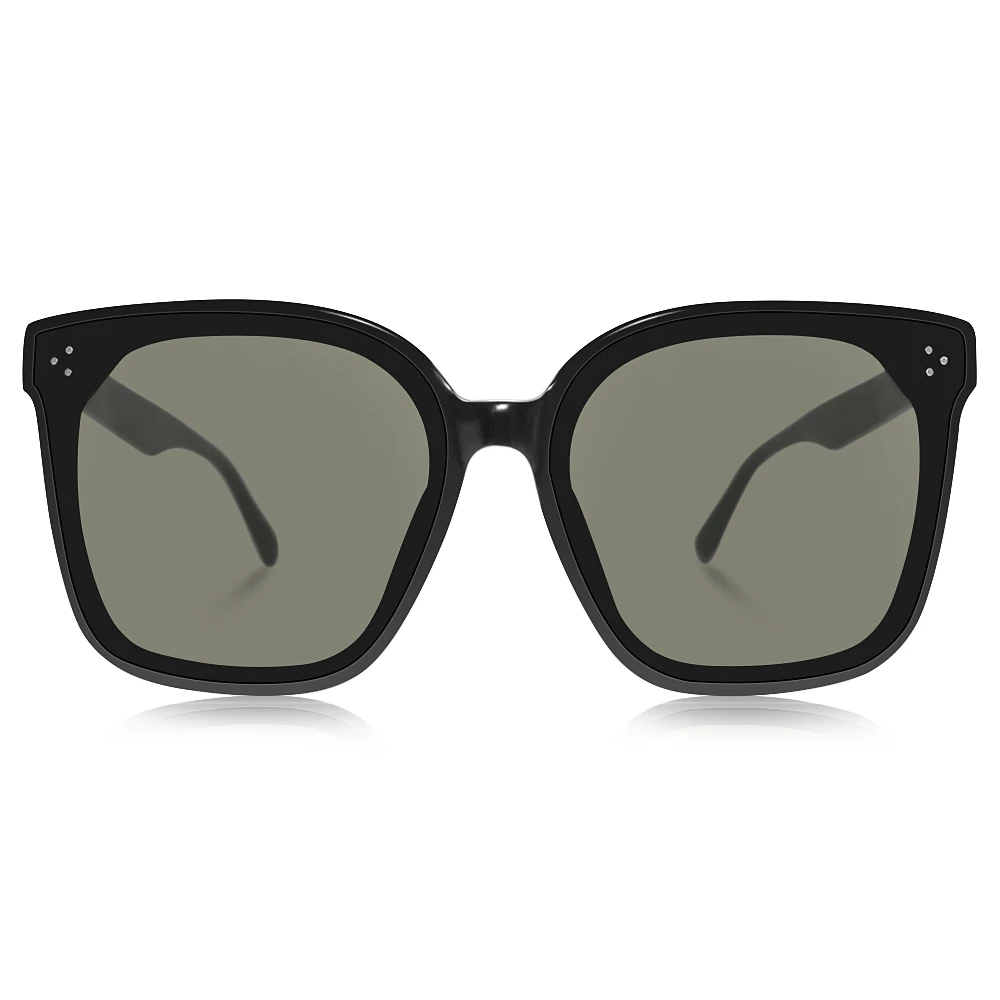 Italian Mazzucchelli Custom Logo 2021 High Quality CE Certiifiction Classic Black Vintage Acetate Shades Sunglasses