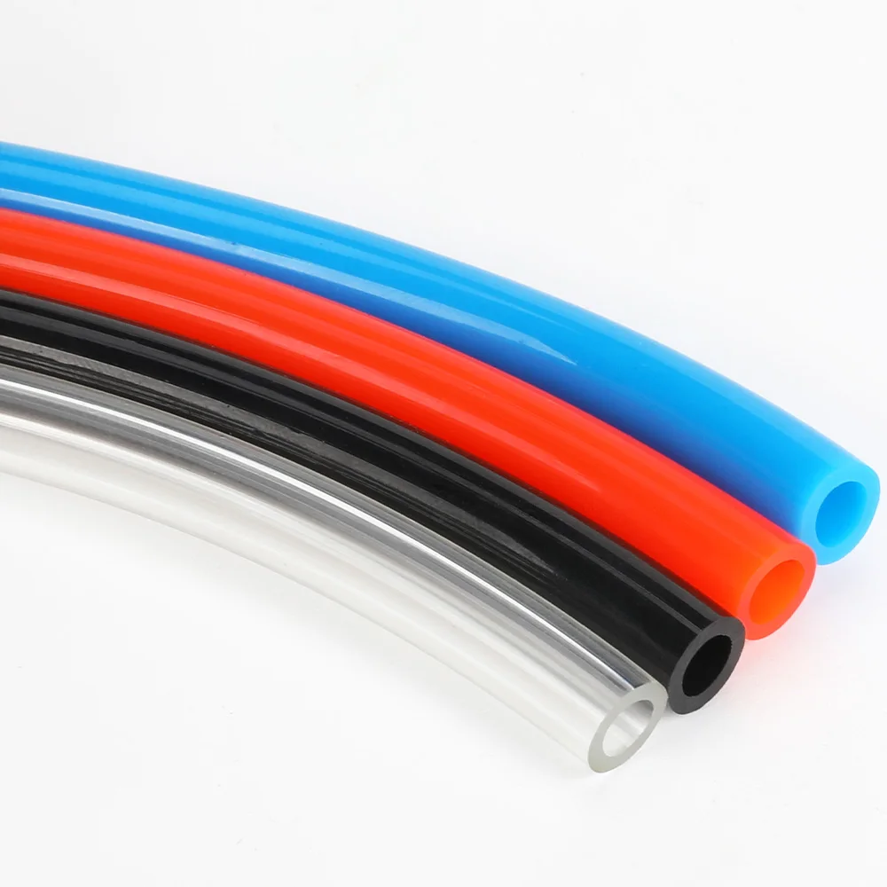 Air compressor trachea 5*8mm high pressure tube pneumatic transparent hose 4 6mm10mm12 woodworking gas line air pump PU tube