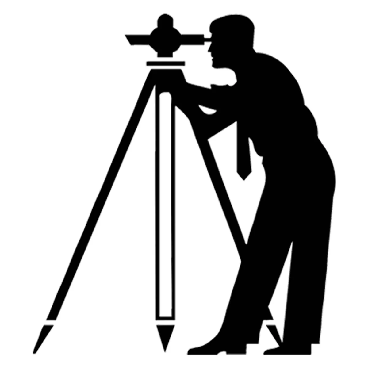 Engineer Surveying Car Window Door Wall Bumper Laptop Decal Vinyl Sticker Gift Die Cut Decals Laptop Window Glass