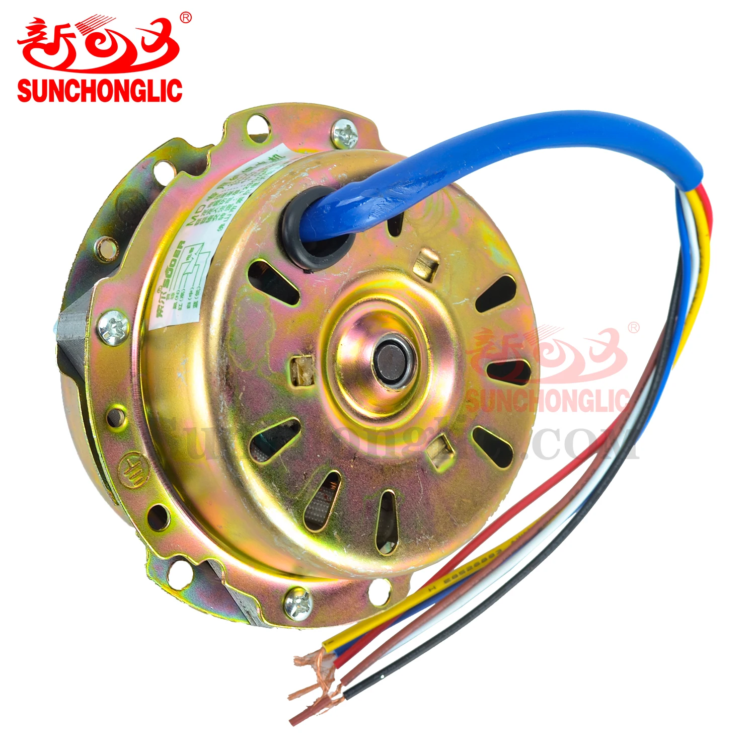 Sunchonglic fan parts electric motor 10 inches 45w pure copper wire 220v box fan motor