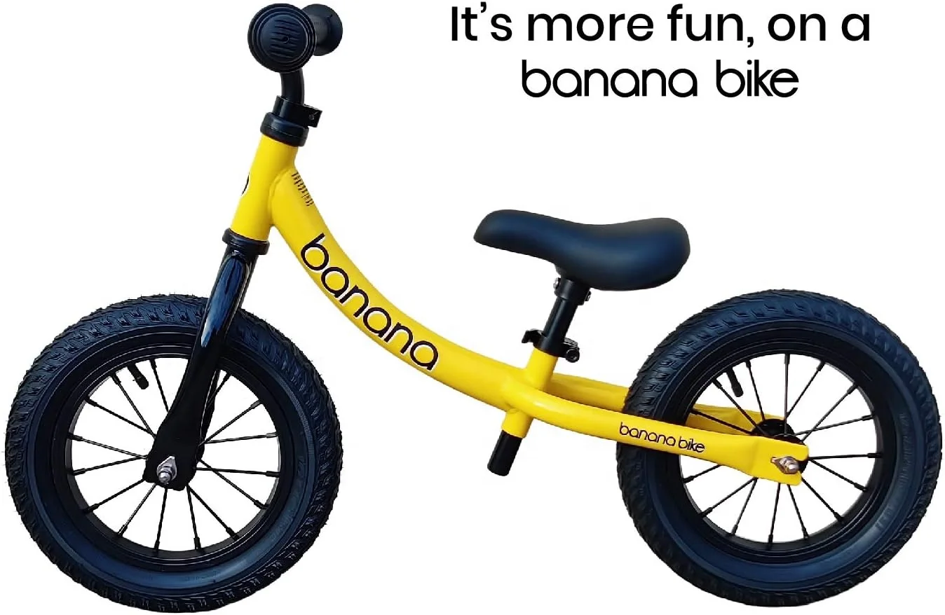 Kids Gift Toys Reinforced Frame Banana Bikes Running Bike Children Walking Balance Bicycle Bike