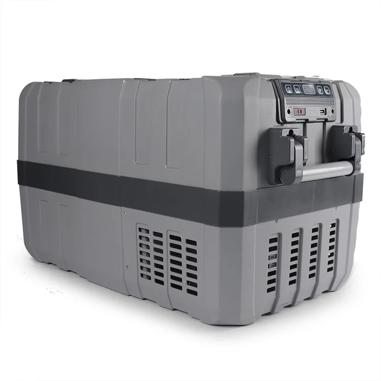 portable AC DC car compressor cooling box refrigerator fridge mini freezer for camping