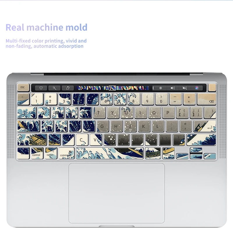 Custom arabic keyboard stickers waterproof silicone keyboard cover for Macbook pro 16 2019 A2142 keyboard cover