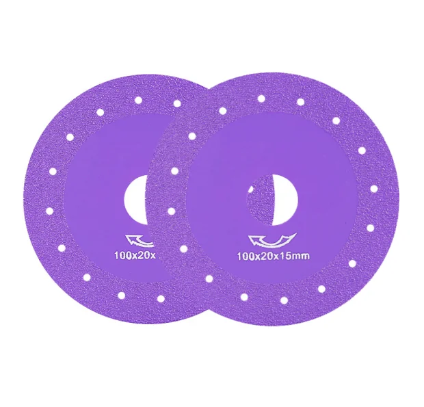 100MM Cutting Quartz  Beige Stone  Angle Grinder Porous Diamond Saw Blade
