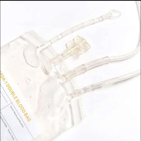 2023 Hot Sale Medical Consumables Disposable Sterile Blood Bag for Blood Collection Single Double Triple Quadruple