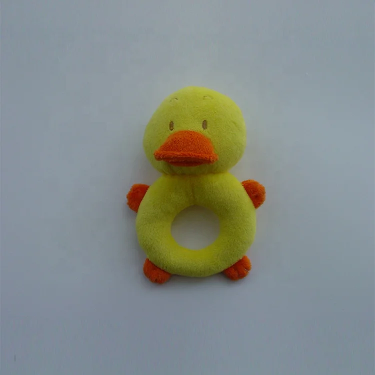 Special New Products Soft Toys Plush Baby Toys Duck Plush Rattle Toy On Sale