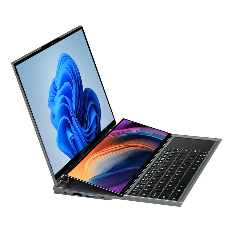 Новый Intel Core I9-10885H процессор 16 дюймов + 14 двойной сенсорный экран металлический ноутбук ОЗУ 32 ГБ SSD 1 ТБ бизнес Игровые ноутбуки
