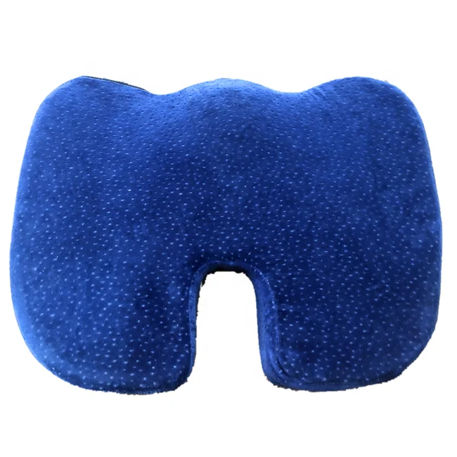 Orthopedic Memory Foam Coccyx Seat Cushion for Tailbone Pain, Sciatica, and Black Pain Relief Office Chair Wheelchair Car Seat