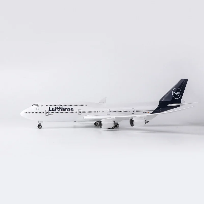 1/142 Scale 47CM Airplane Airbus A350 Lufthansa Airlines Large Passenger Aircraft Diecast Resin Model Collection Decoration